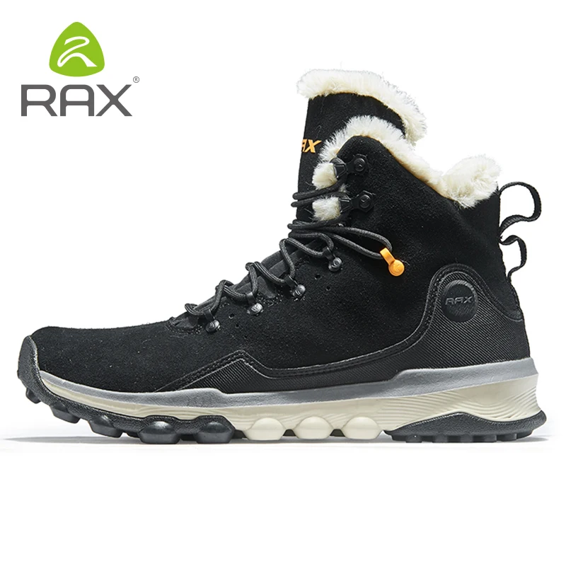 RAX Waterproof Hiking Shoes Men Winter Outdoor Sneakers for Men Snow Boots Plush Mountain Snowboots Outdoor Tourism Jogging Shoe - Image 6
